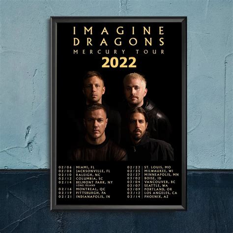 Imagine Dragons Poster 2022