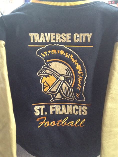 Traverse City St Francis Varsity Letterman Jacketthe Trophy Trolley