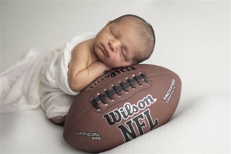 Newborn Baby Boy Football Photography Baby Boy Football Baby Boy