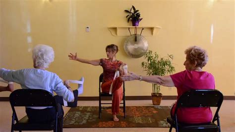 Actively Aging With Energizing Chair Yoga Seniors Get Moving Youtube