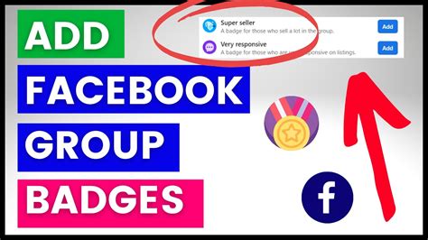 How To Add Missing Group Badges In Facebook Group Youtube