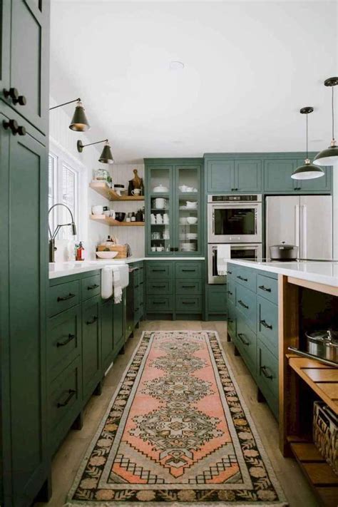 Insane Modern Farmhouse Kitchen Cabinets Ideas 55 In 2020 Green