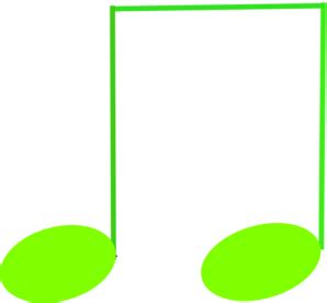 Neon Green Eighth Notes PNG Clip Art, Neon Green Eighth ...