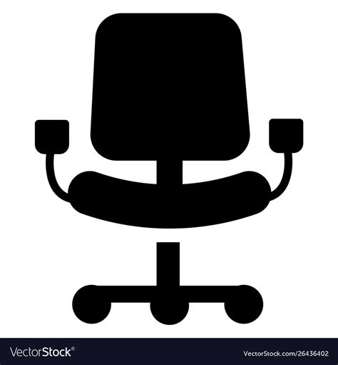 Office Chair Icon Royalty Free Vector Image Vectorstock