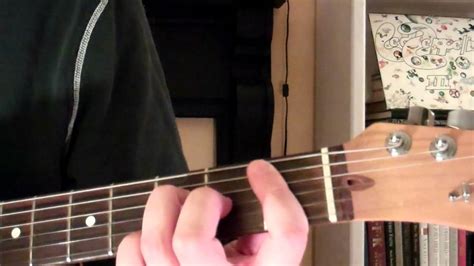 How To Play The Bbmaj7 Chord On Guitar B Flat Major Seventh 7th Youtube