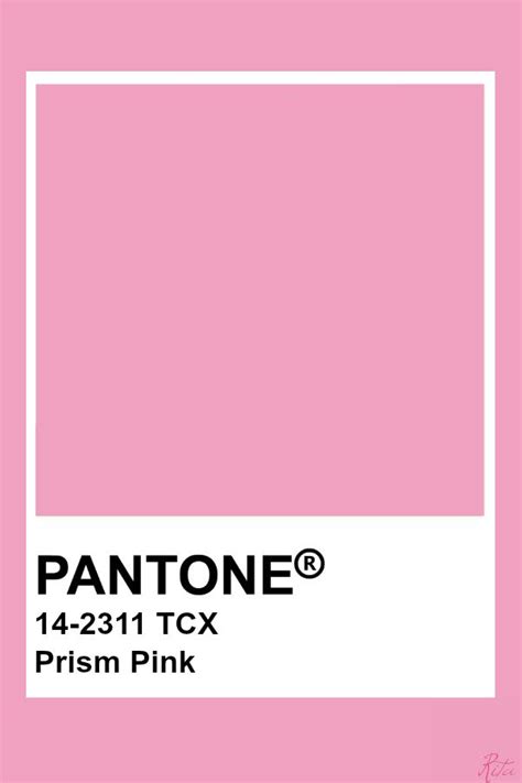 Pantone Prism Pink Pantone Colour Palettes Pantone Color Chart