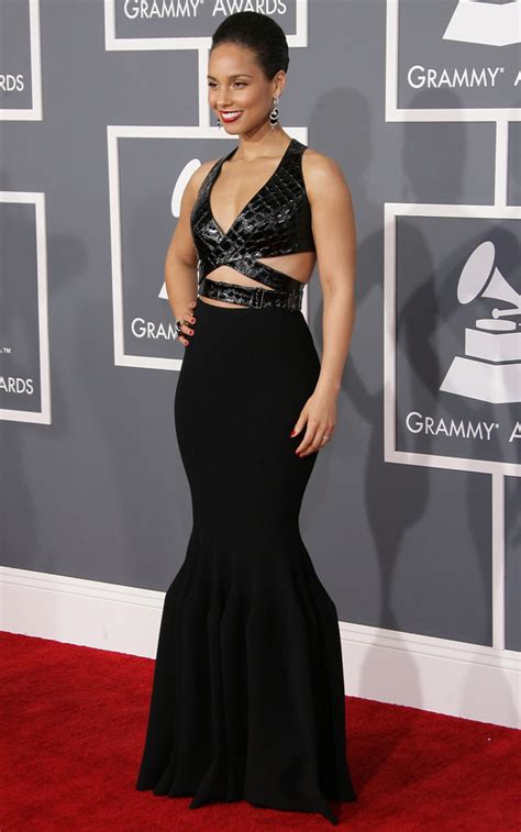 Celeb Diary Alicia Keys 2013 Grammy Awards