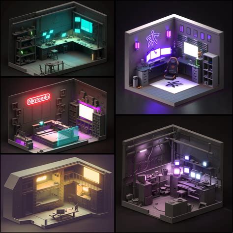 Jarlan Perez On Twitter Isometric Rooms Anyone Heres A Few That I
