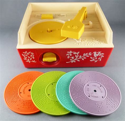 Fisher Price 1971 Electrophone Music Box Record Player Complet