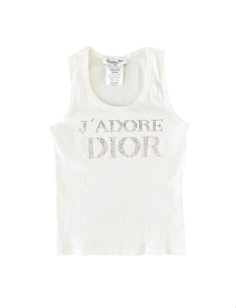 Jadore Dior Ribbed Crystal Rhinestone Tank By Christian Dior Dream