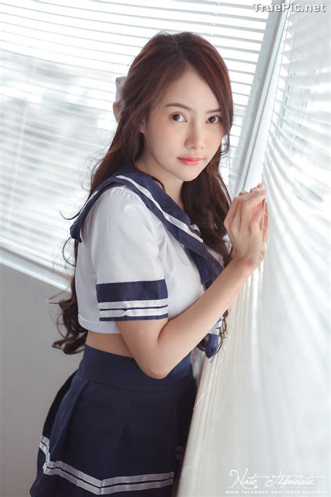 Japanese School Girl Uniform Thailand Model Nattanicha Pw Ảnh đẹp