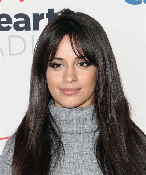 Messy waves, curly shags, sleek blowouts, high ponytails… you name it and this style. Camila Cabello With Long Curtain Bangs | Curtain bangs ...