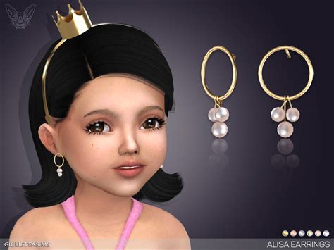 Sims 4 Toddler Earrings Cc