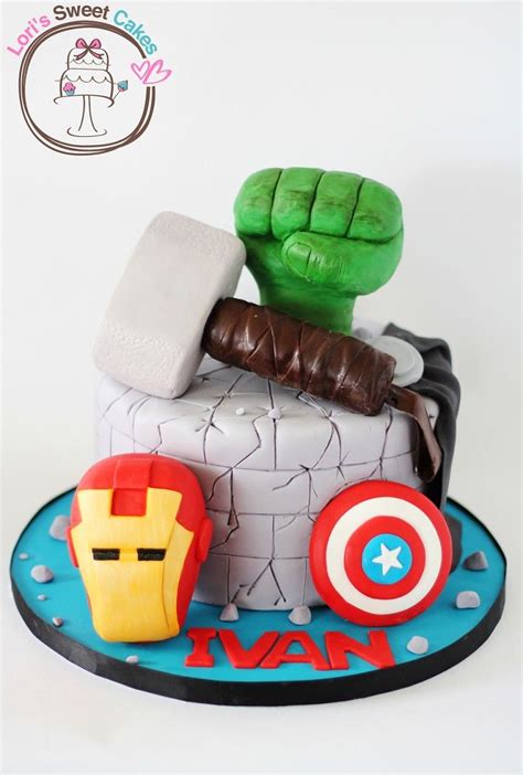 Custom cakes, cupcakes, & cookies! Avengers Cake Design Inspiration on Craftsy! | Avenger ...