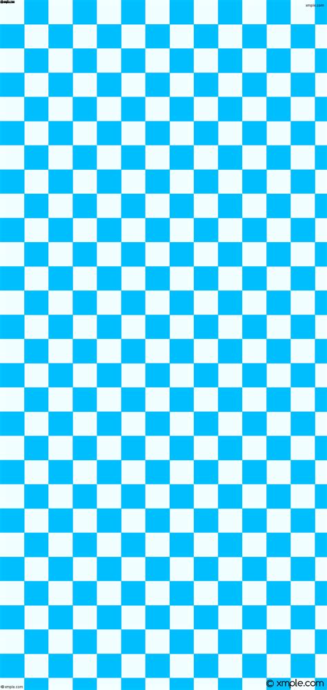 Wallpaper Checkered Squares White Blue F0ffff 00bfff Diagonal 65° 80px