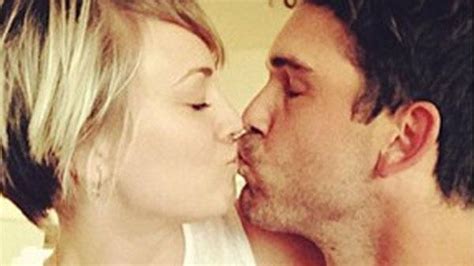 kaley cuoco and ryan sweeting knock divorce talk with kissing picture on instagram