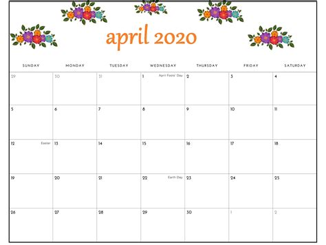 Free printable & blank calendar templates for 2019, 2020, 21, 22, 23, etc are available. April 2020 Calendar Excel Sheet | Free Printable Calendar