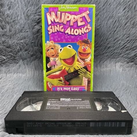 Muppet Sing Alongs Vhs 1994 Jim Henson Video Its Not Easy Being Green