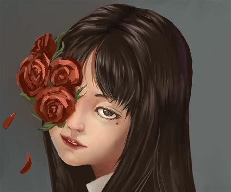Anime Tomie Hd Wallpaper By Junji Ito