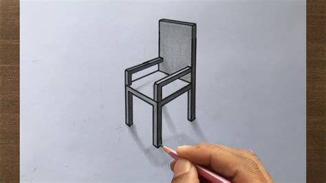 How To Draw A Chair In 2 Point Perspective Youtube