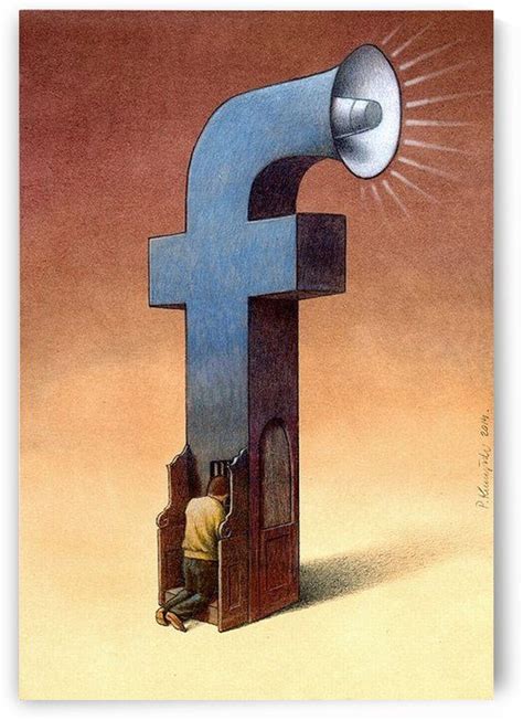 Confessional Pawel Kuczynski Print Facebook Art Satirical