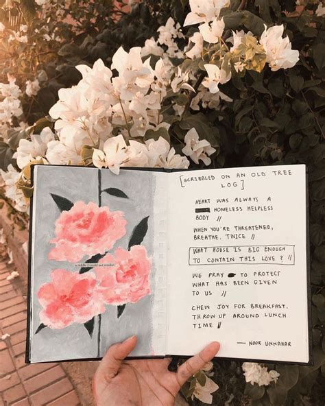 Noor Unnahar Art Journal Poetry Indie Pale Tumblr Aesthetic Quotes