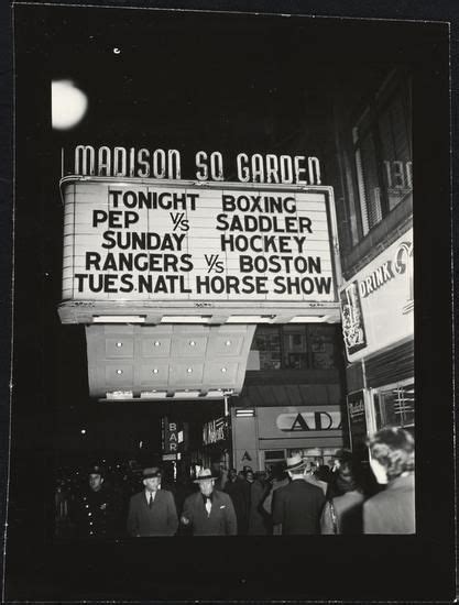 Fight Night At The Garden Madison Square Gardens Marquee Fight