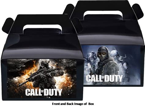 Call Of Duty Treat Favor Boxes 8ct Party Supplies Party Mania Usa