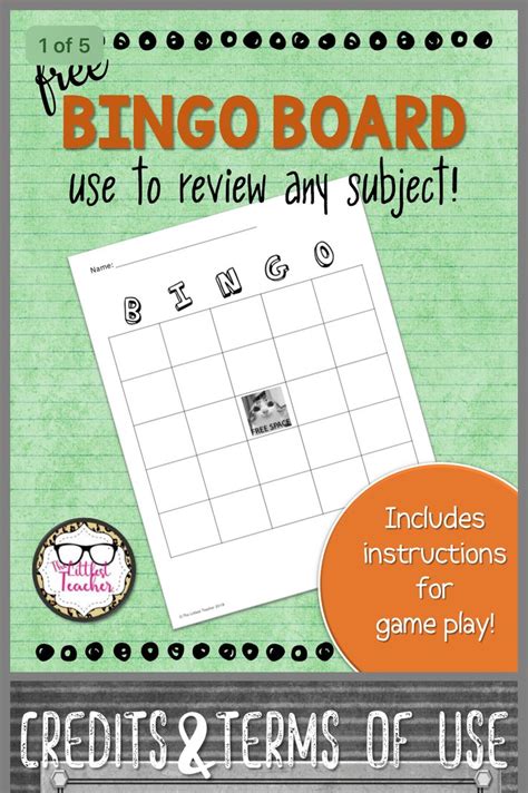 Pin By Daniela Calderon On Learn English Bingo Board Review Games