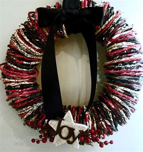 The Art Of Up Cycling Diy Christmas Wreathsfab Quirkey Homemade
