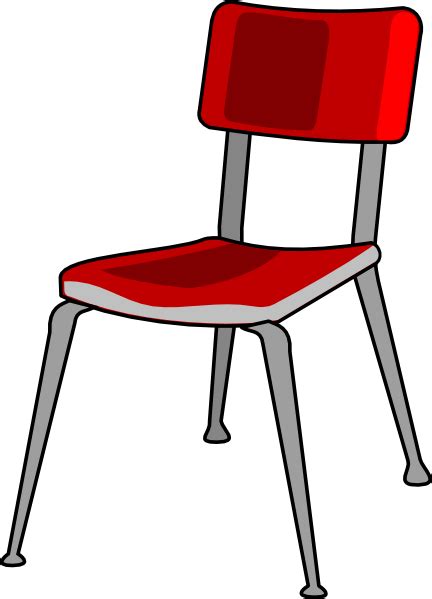 Free office clip art pack in vector art format with office desk magnifying glass chair phone and books. Red Student Desk Chair Clip Art at Clker.com - vector clip ...