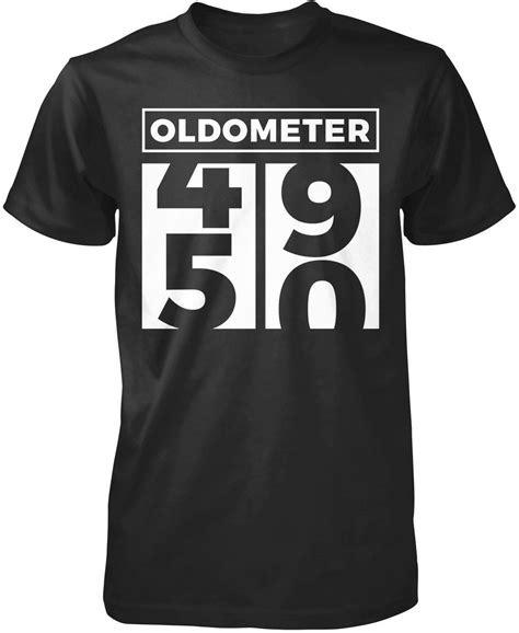 I'm a woman, i'm 50 years old and i'm here, and i'm not going. Oldometer - Turning 50 T-Shirt | 50th birthday decorations ...