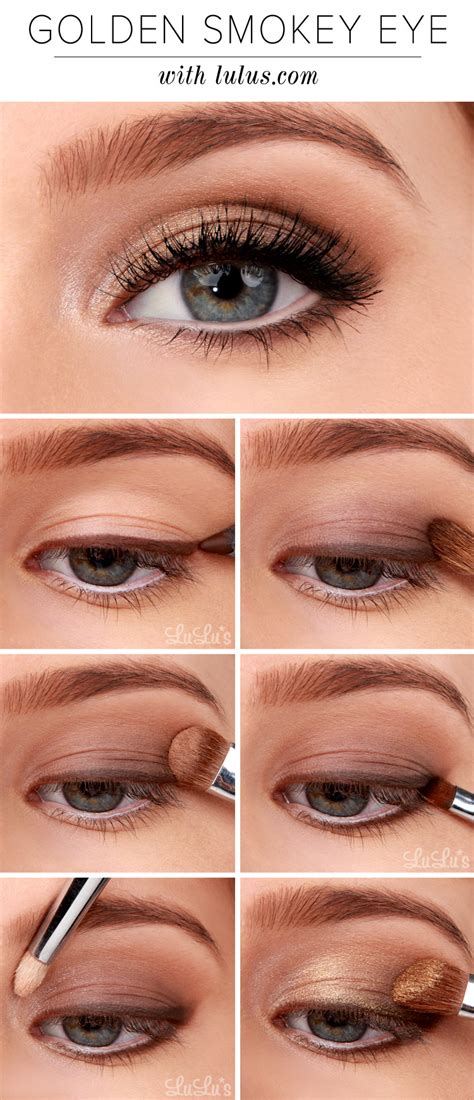 Lulus How To Golden Smokey Eyeshadow Tutorial