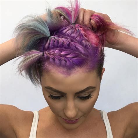 We did not find results for: many tiny colorful french braids // short hair styles // braided pixie | French braid short hair ...