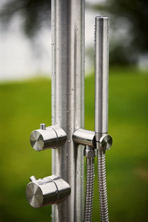 Lagoon Outdoor Shower Stainless Steel Finnish Design Shop