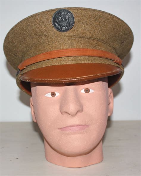 Us M1910 Enlisted Mans Visor Hat World War One Visor Hats Ww1