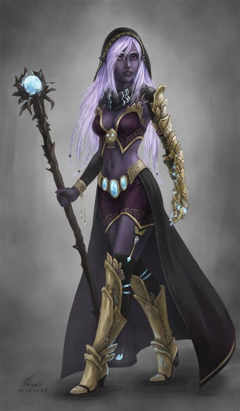 sorceress by angevere on deviantart dark elf dungeons and dragons