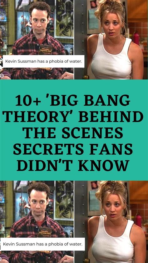 The Big Bang Theory Behind The Scenes That Fans Didnt Know About