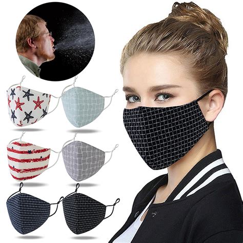 Unisex Washable Reusable Facemask Half Face Mouth Mask Cover Adjustable