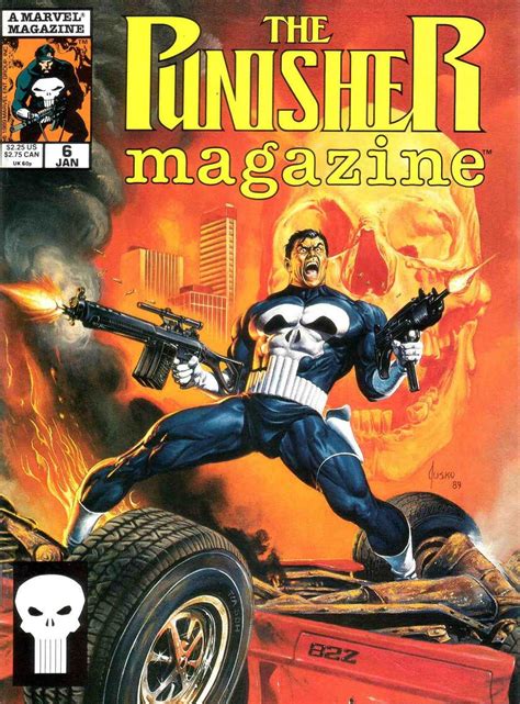 The Punisher Magazine 6 1990 Punisher Comics Comics Punisher