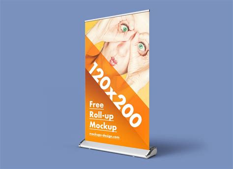 Free Roll Up Banner Display Stand Mockup Psd Set Good Mockups