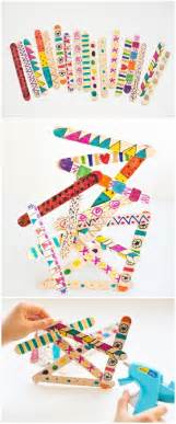 Easy Popsicle Stick Art Sculptures With Kids Popsicle