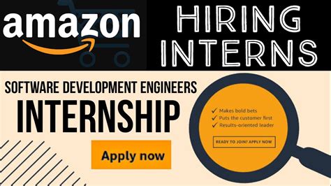 Amazon Internship Amazon Is Hiring Student And Graduates Software