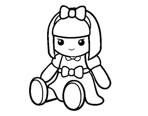Rag Doll Coloring Page