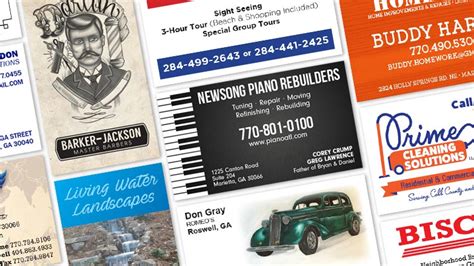 business card design  printing sandy plains printing