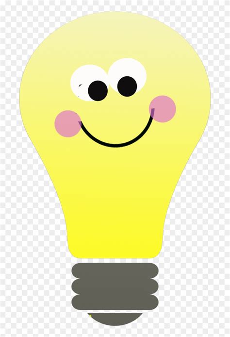 Premium Vector Cute Happy Smiling Light Bulb With Que