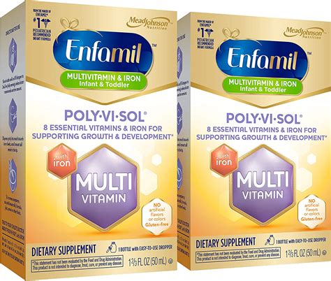 Enfamil Prenatals And Baby Vitamin Poly Vi Sol With Iron Multivitamin