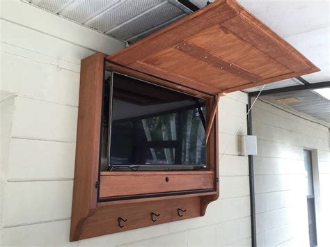 Outdoor Tv Cabinet Outdoor Remodel Patio Bar