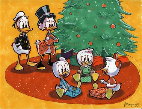 Ducktales Christmas By Little On Deviantart