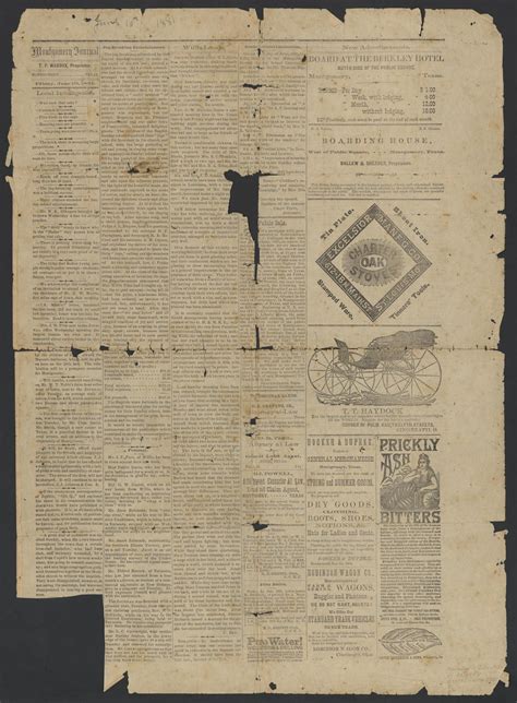 The Montgomery Journal Montgomery Tex Ed 1 Friday June 10 1881